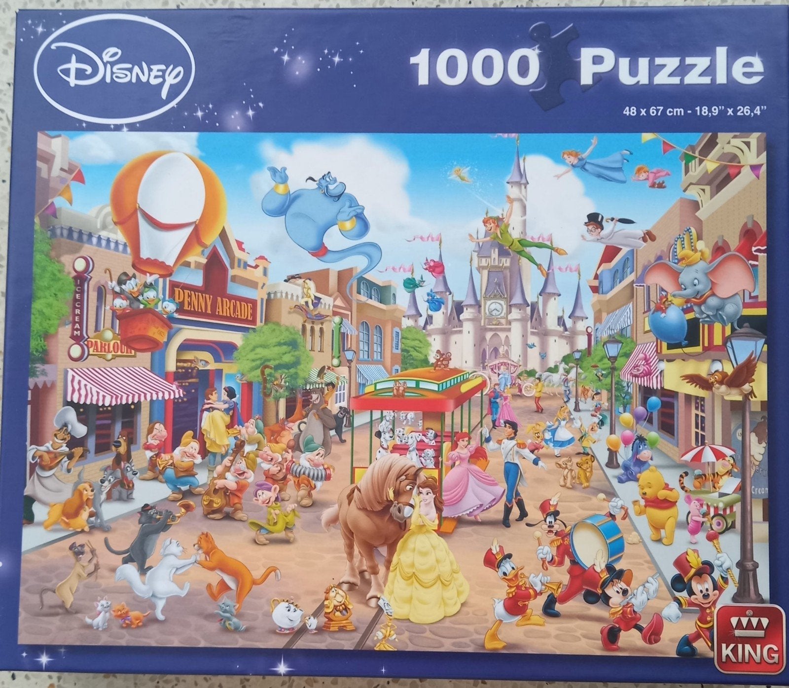 Disney puzzel., Ophalen, 500 t/m 1500 stukjes, Zo goed als nieuw