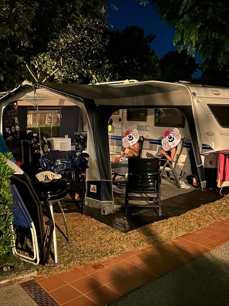 Voortent Dorema type Garda XL 270 maat 10, Caravans en Kamperen, Tenten, Ophalen of Verzenden, Gebruikt, Tot en met 4