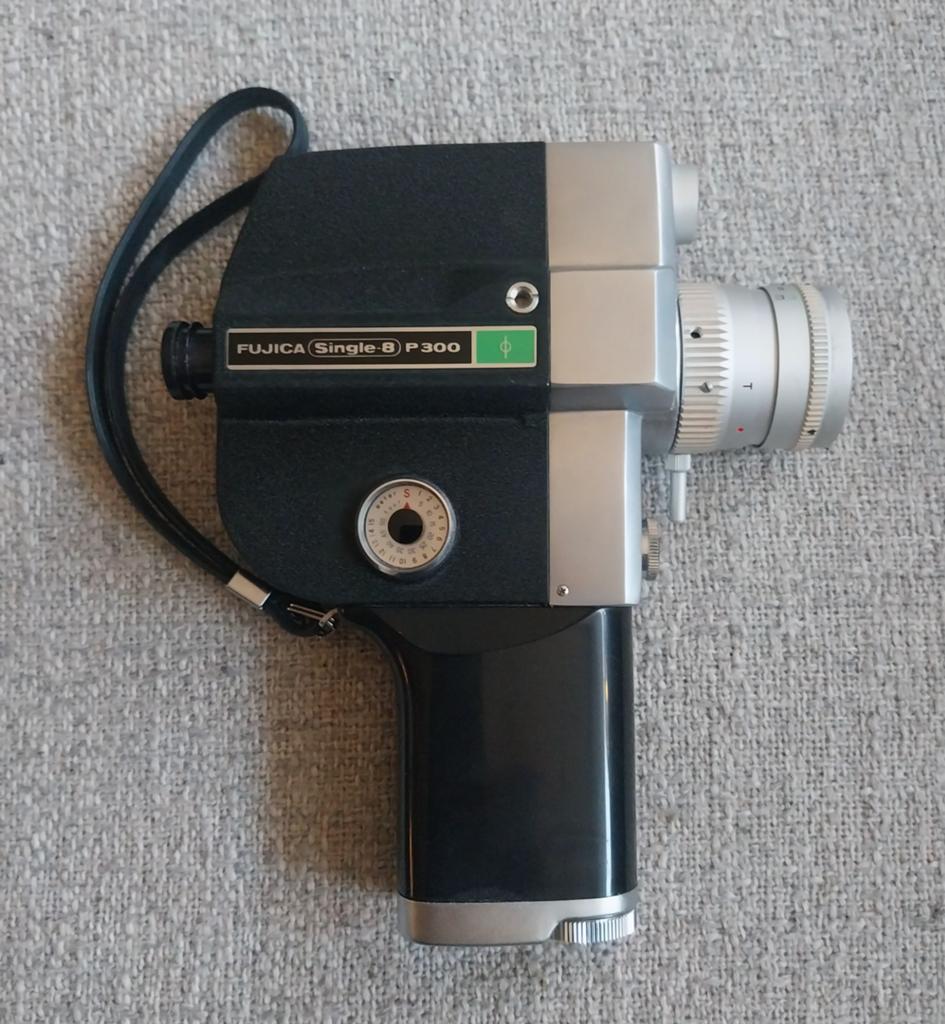 Vintage Fujica Single-8 P300 filmcamera, Ophalen of Verzenden, 8mm, Camera