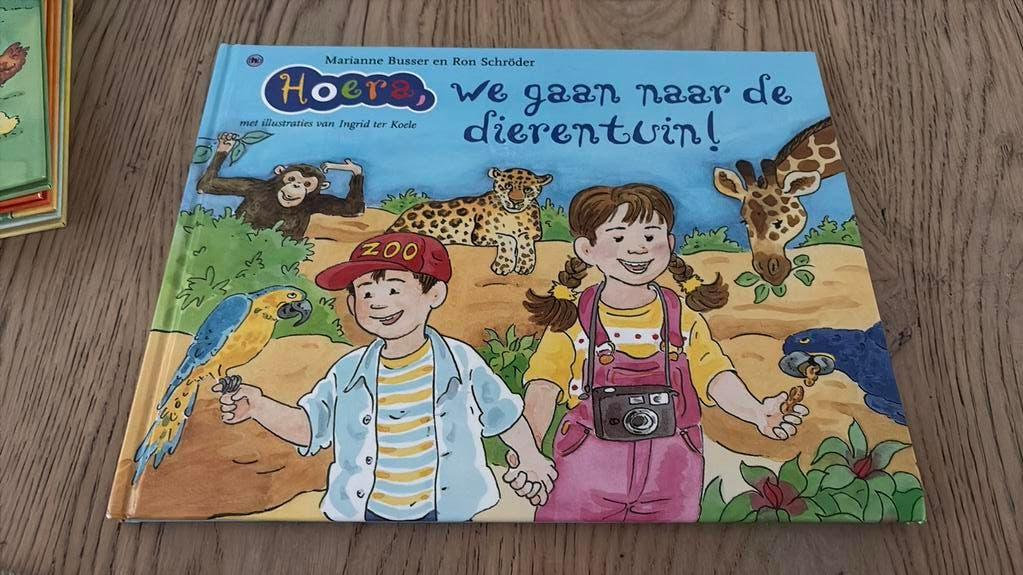M. Busser - hoera, we gaan naar de dierentuin!, Ophalen of Verzenden, Zo goed als nieuw, Fictie algemeen