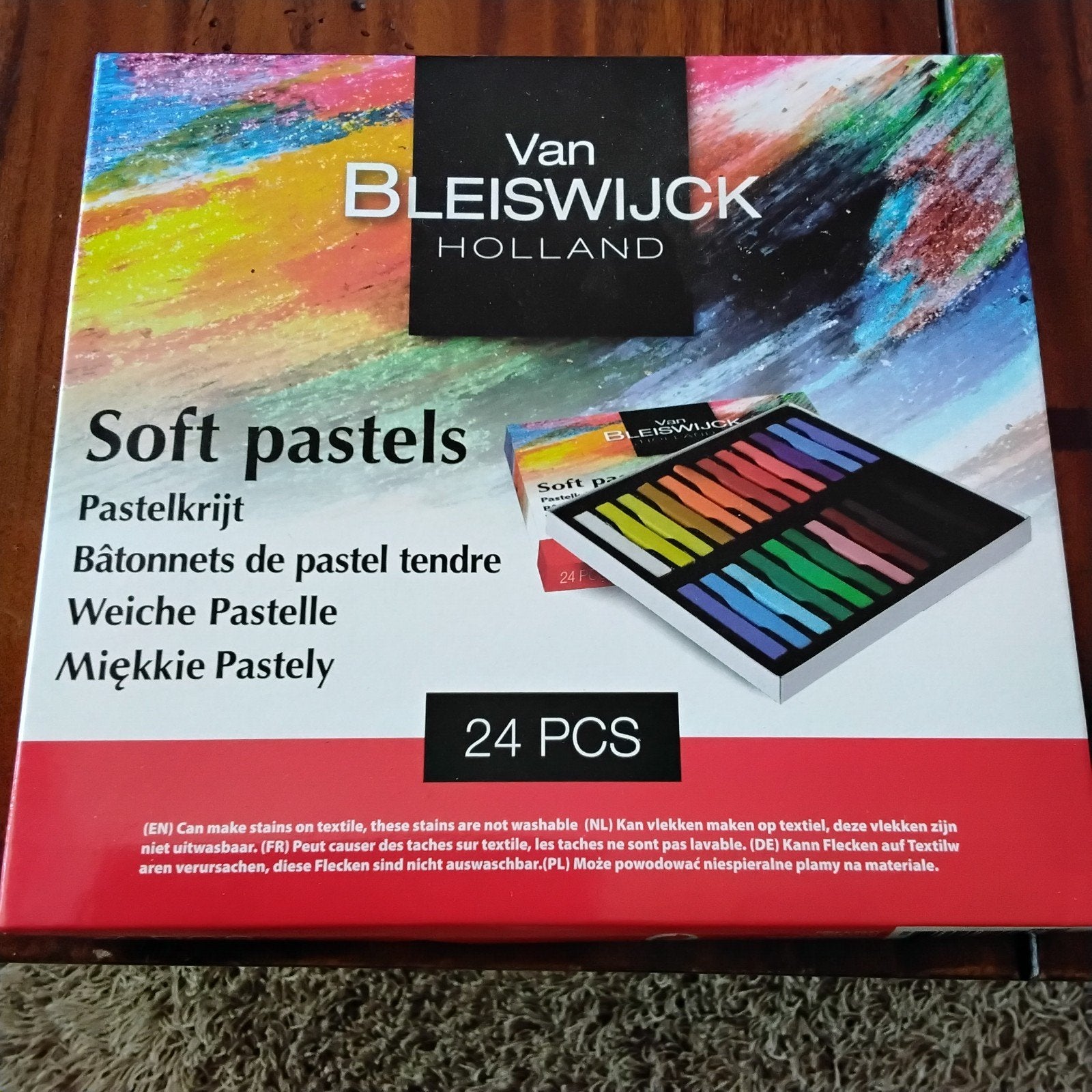 Van Bleiswijck soft pastels 24 stuks, Ophalen of Verzenden, Nieuw, Potlood of Stift
