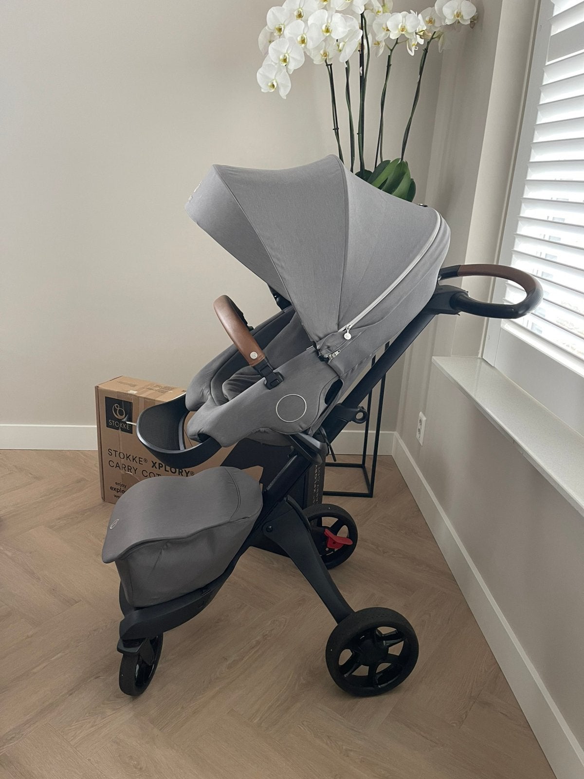 Stokke xplory x kinderwagen incl reiswieg, Kinderen en Baby's, Ophalen, Zo goed als nieuw, Overige merken
