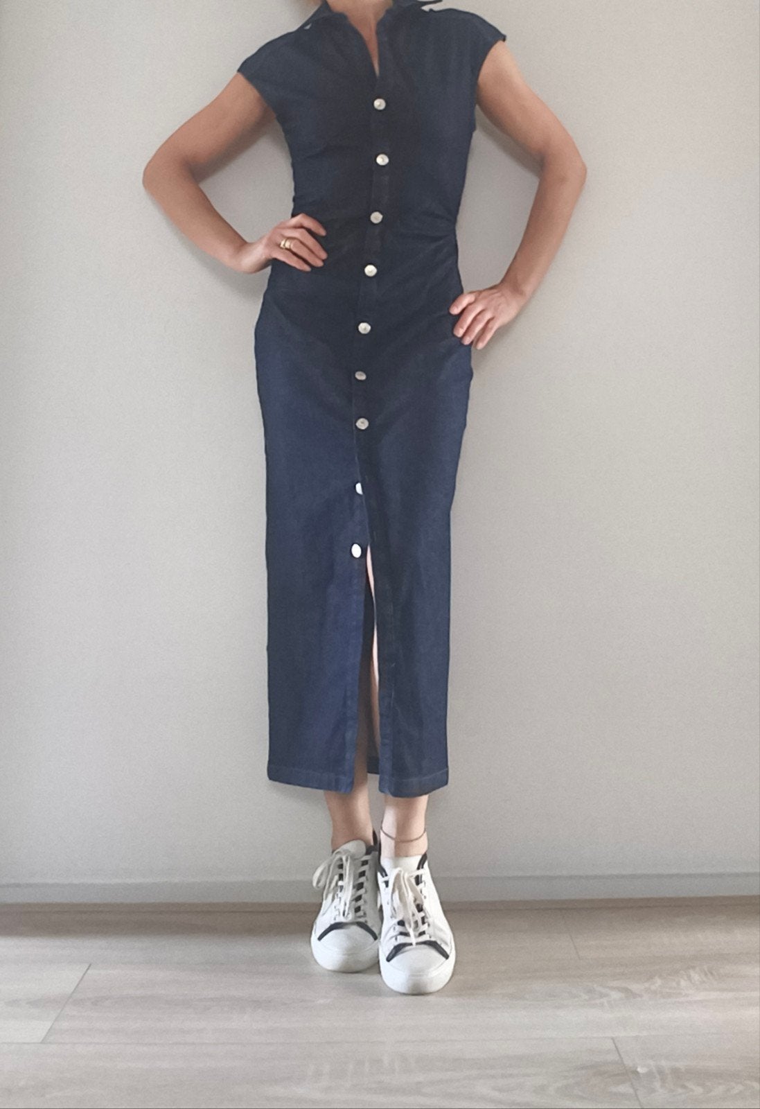 Jurk van Zara. Maat XS, Kleding | Dames, Jumpsuits, Blauw, Zara, Nieuw, Ophalen of Verzenden
