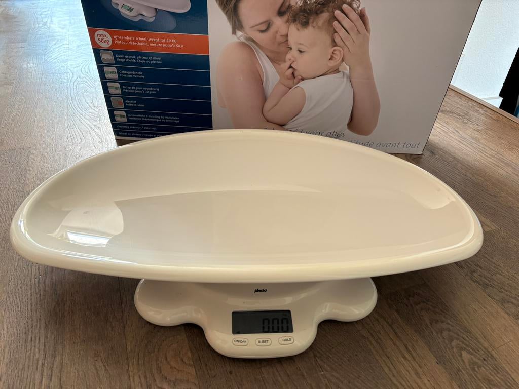 Alecto BC-50 Babyweegschaal, Ophalen, Zo goed als nieuw