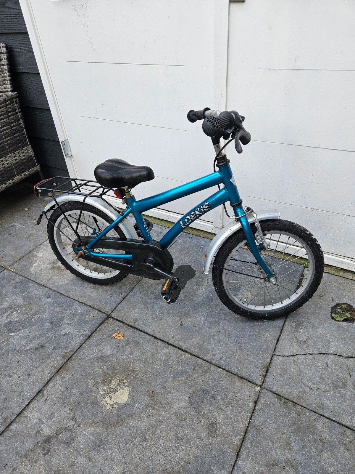 Loekie kinderfiets - 16 inch, Fietsen en Brommers, Ophalen, Terugtraprem, Loekie, 16 tot 20 inch