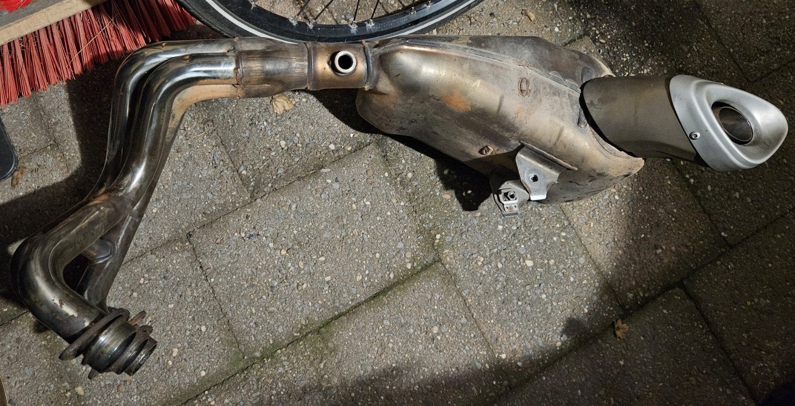 Originele uitlaat Yamaha MT-09 / Tracer 900, Ophalen, Gebruikt