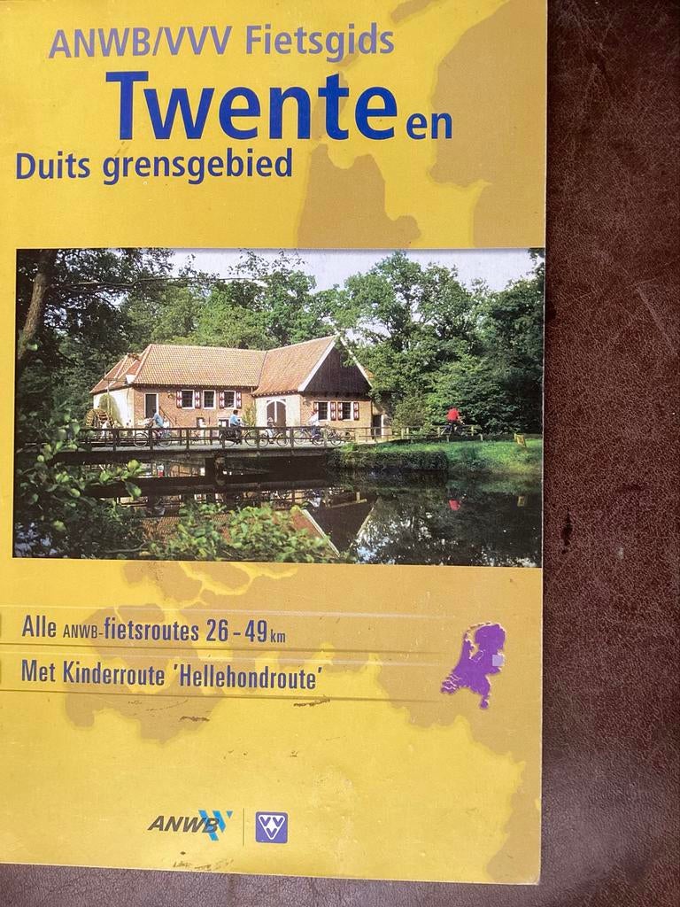 ANWB/VVV Fietsgids Twente en Duits grensgebied, Gelezen, Europa, ANWB, Fiets- of Wandelgids