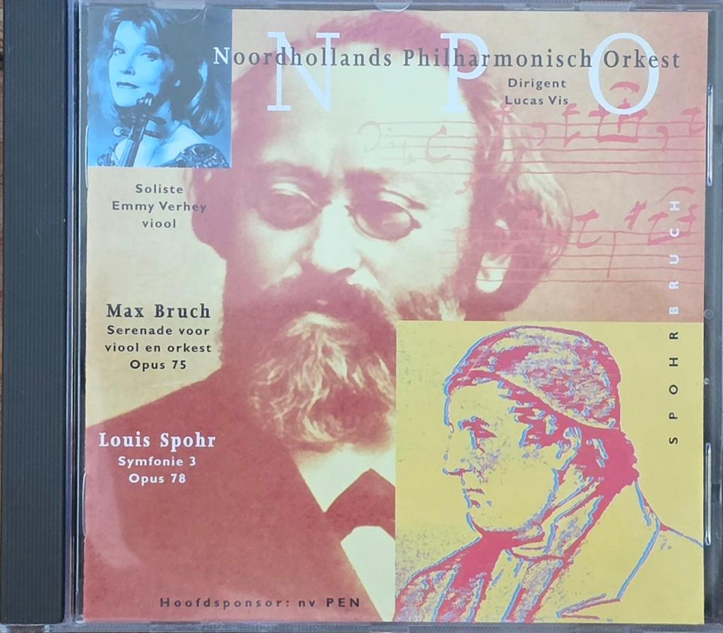 Max Bruch, Louis Spohr - Noordhollands Philharmonisch Orkest, Cd's en Dvd's, Ophalen of Verzenden, Romantiek, Zo goed als nieuw
