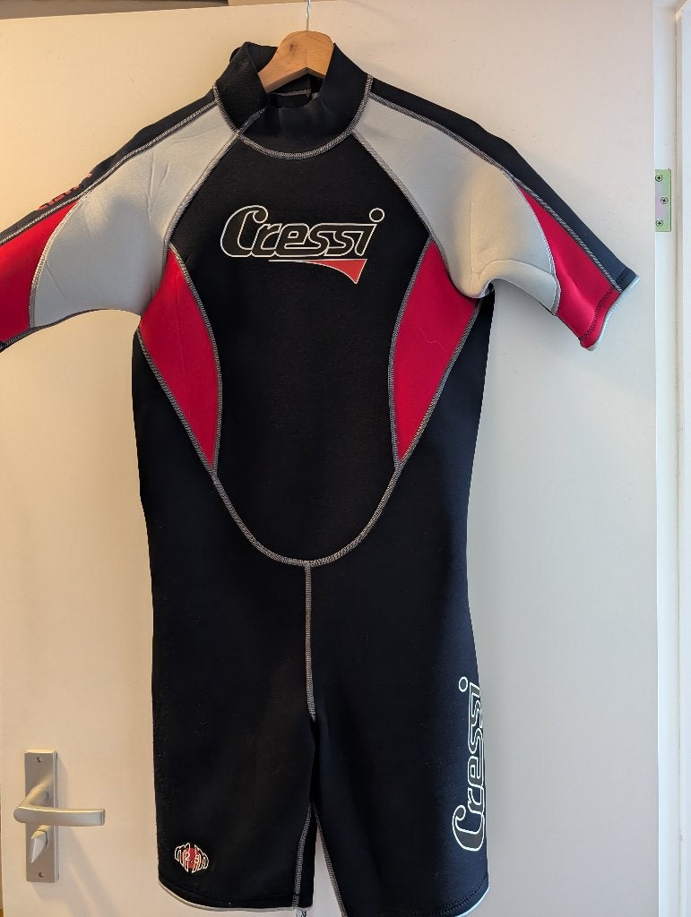 Cressi shorty wetsuit 2,5 mm, man, Watersport en Boten, Duiken, Ophalen, Zo goed als nieuw, Duikpak