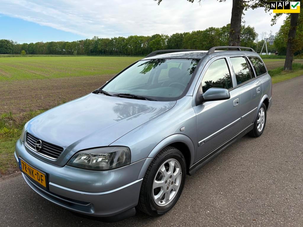Opel Astra Wagon 1.6 Njoy AUTOMAAT/Uniek/68Dkm N.A.P/Trekhaa, Auto's, Stof, Gebruikt, 4 cilinders, Origineel Nederlands