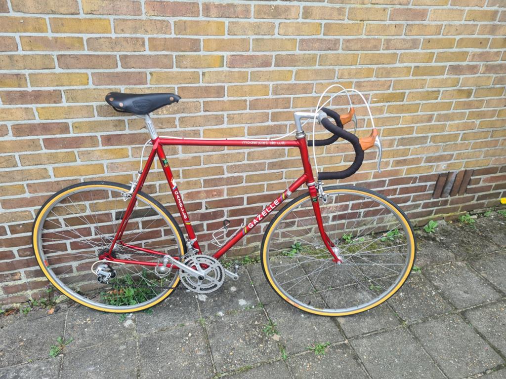 Mooie Gazelle Piet de Wit , 63 cm., Fietsen en Brommers, Fietsen | Racefietsen, Gazelle, 10 tot 15 versnellingen, Staal, Ophalen
