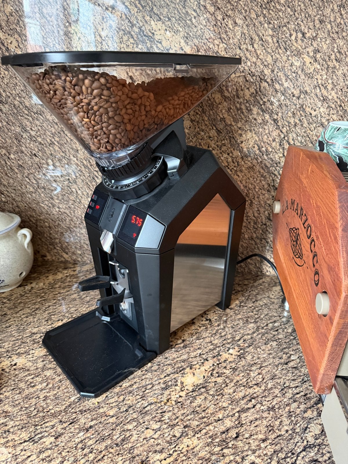 La Marzocco Jay koffiemolen - 8 maanden oud, z.g.a.n., Ophalen, Zo goed als nieuw, Overige modellen, Koffiebonen