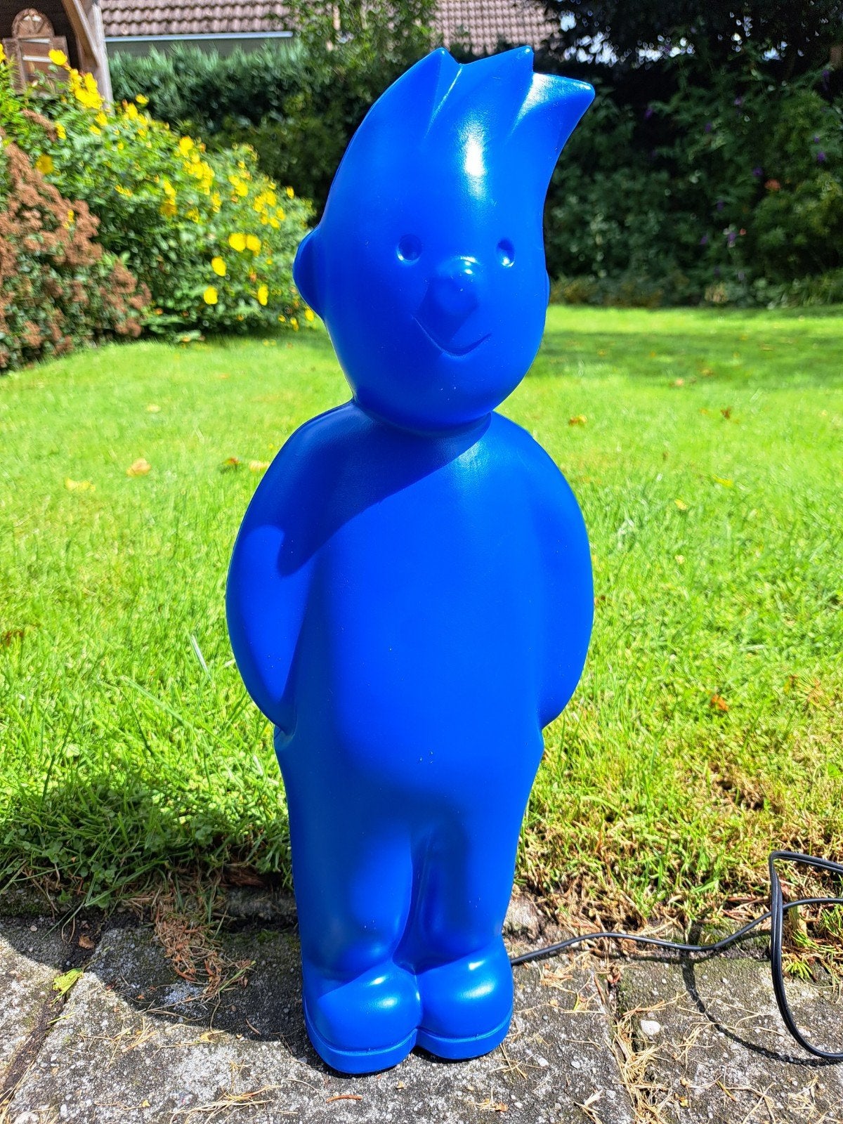 Fips Design Lamp Kuifje Harry Grieshaber voor Interconcept, Ophalen, Blauw, Kunststof