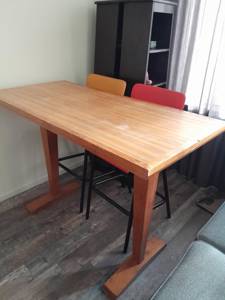 Hoge tafel 134x63x92 cm (lxbxh), Ophalen, Gebruikt