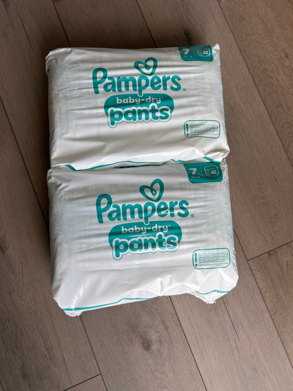 2x Pampers Baby-Dry Pants Maat 7 (15+ kg) 42 luiers per pak, Ophalen, Nieuw
