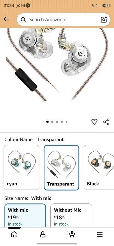 KZ EDX PRO In-Ear Monitor, iem, Overige merken, In-ear, Water-/zweetbestendig, Ophalen of Verzenden