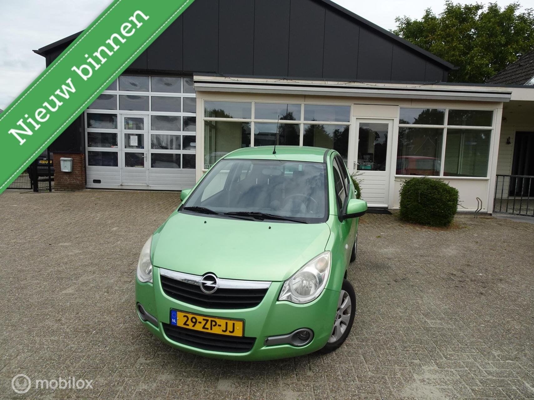 Opel Agila 1.0 Enjoy, Auto's, Stof, Gebruikt, Origineel Nederlands, Bedrijf