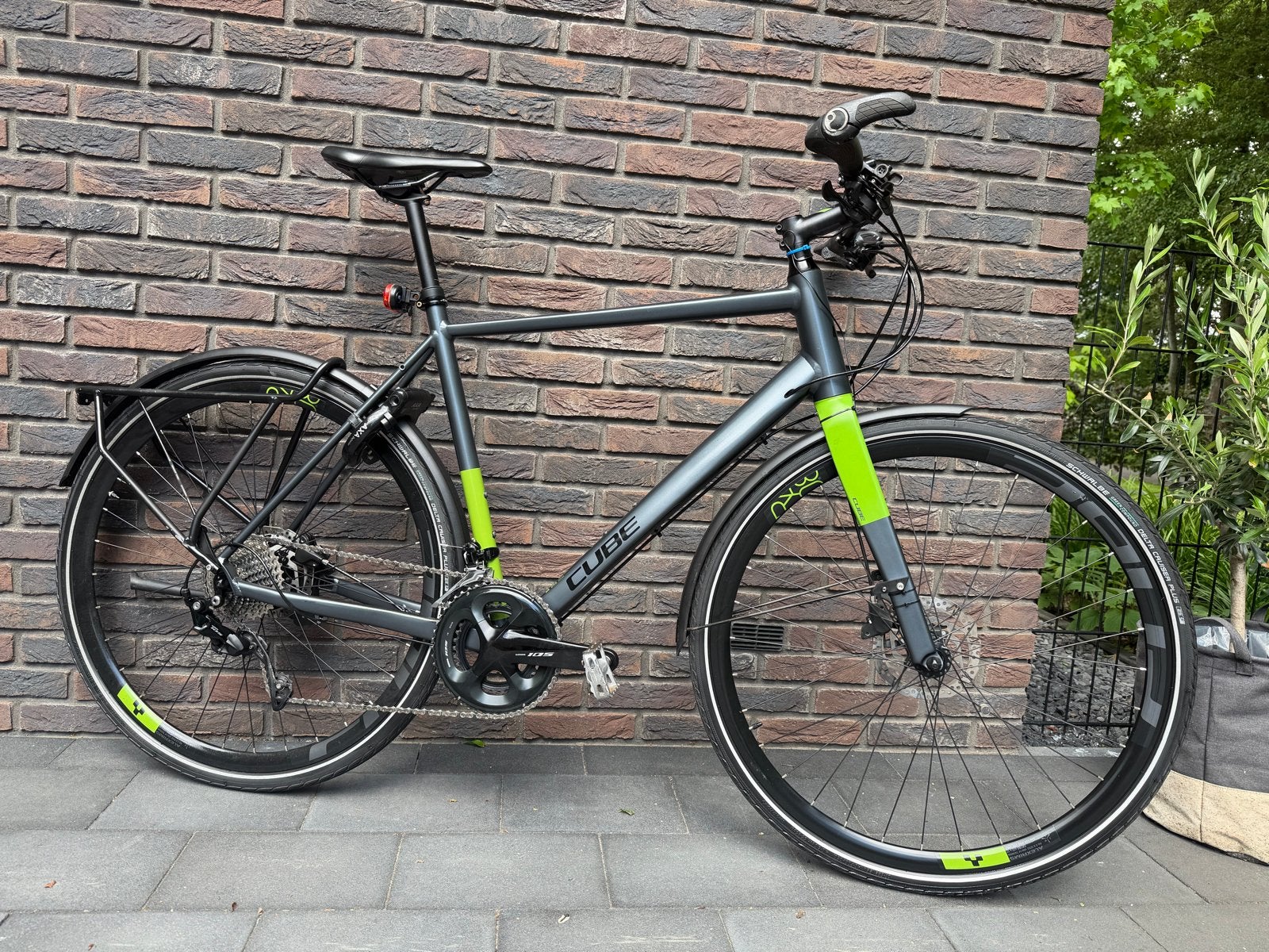 Cube SL Road Racefiets Shimano 105, 59cm, incl. accessoires, 28 inch, Gebruikt, Aluminium, 57 tot 61 cm