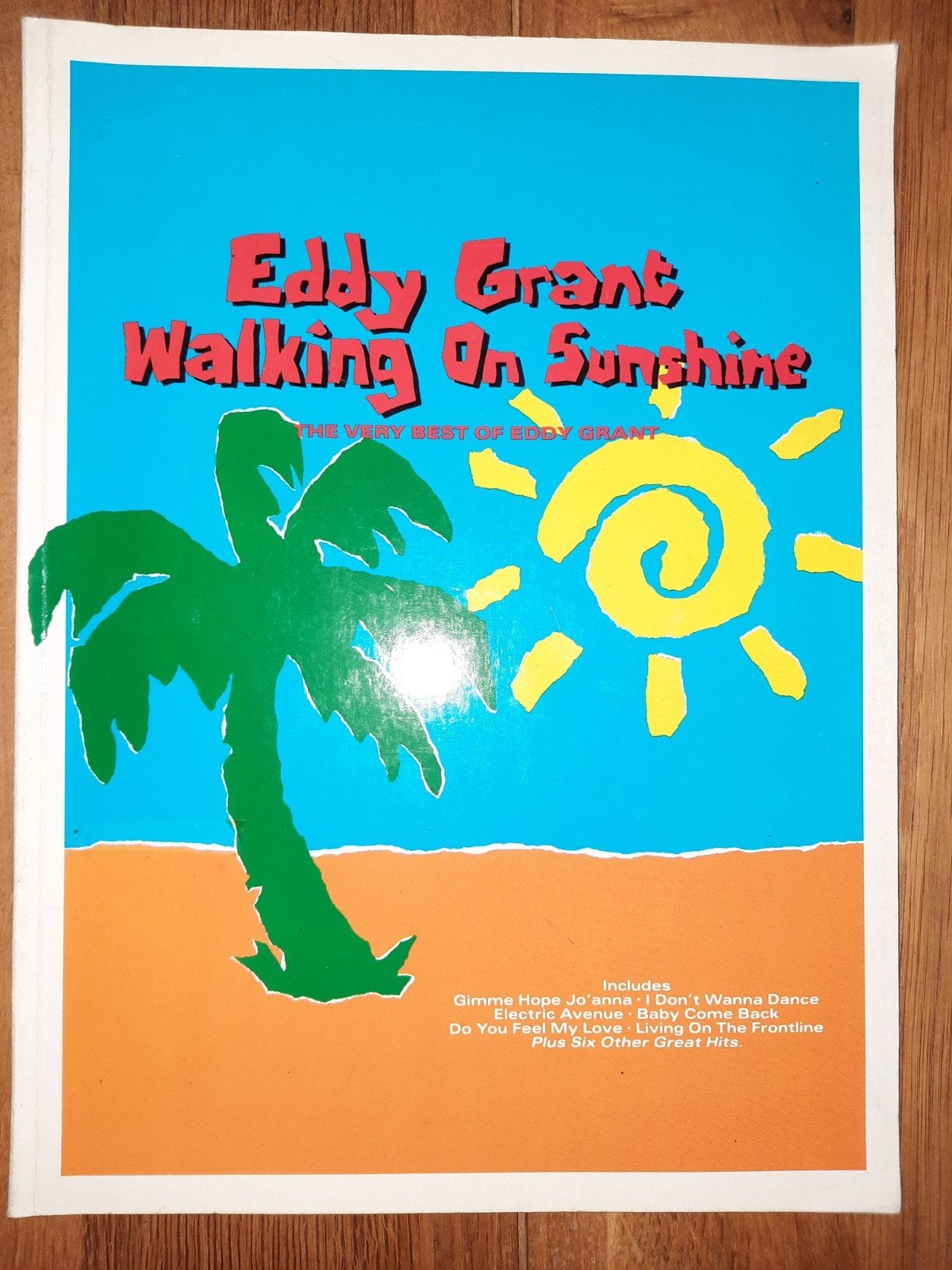 Piano,vocal,guitar: Eddy Grant-Walking On Sunshine-12 songs!, Gebruikt, Gitaar, Ophalen of Verzenden, Artiest of Componist