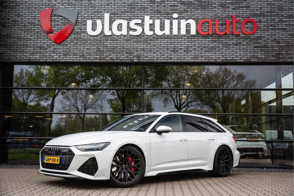Audi RS6 Avant 4.0 TFSI Quattro , B&O Advanced, Nachtzicht,, Auto's, Audi, Automaat, Gebruikt, 600 pk, Leder