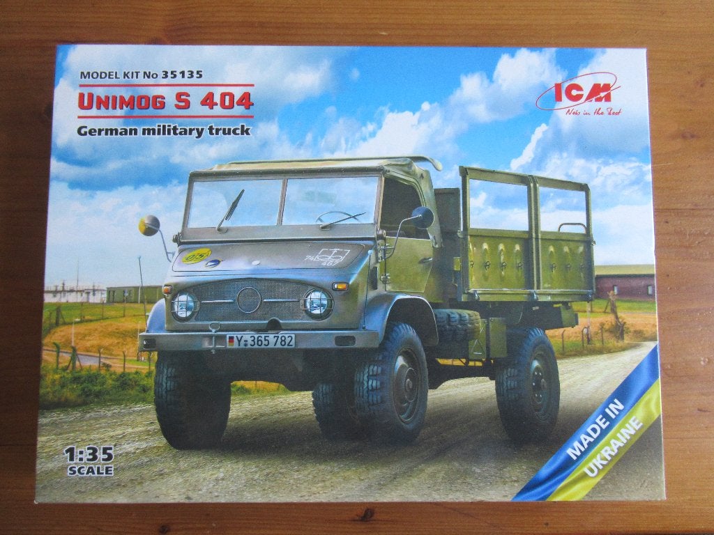 Unimog S 404 (ICM 1/35), Hobby en Vrije tijd, Modelbouw | Auto's en Voertuigen, Overige merken, 1:32 tot 1:50, Nieuw, Ophalen of Verzenden
