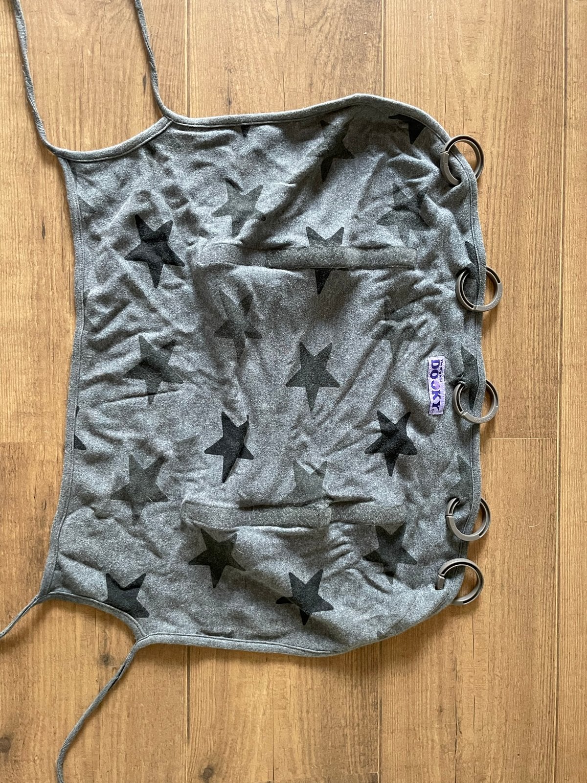 Dooky zonwerende doek voor kinderwagen - Grijs met sterren, Ophalen of Verzenden, Gebruikt, Overige merken
