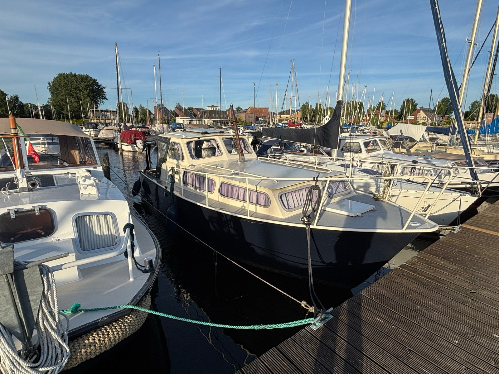 Houwertkruiser 8.50m met Peugeot Indenor 42 pk dieselmotor, Overige merken, 9 m, Binnenboordmotor, Diesel