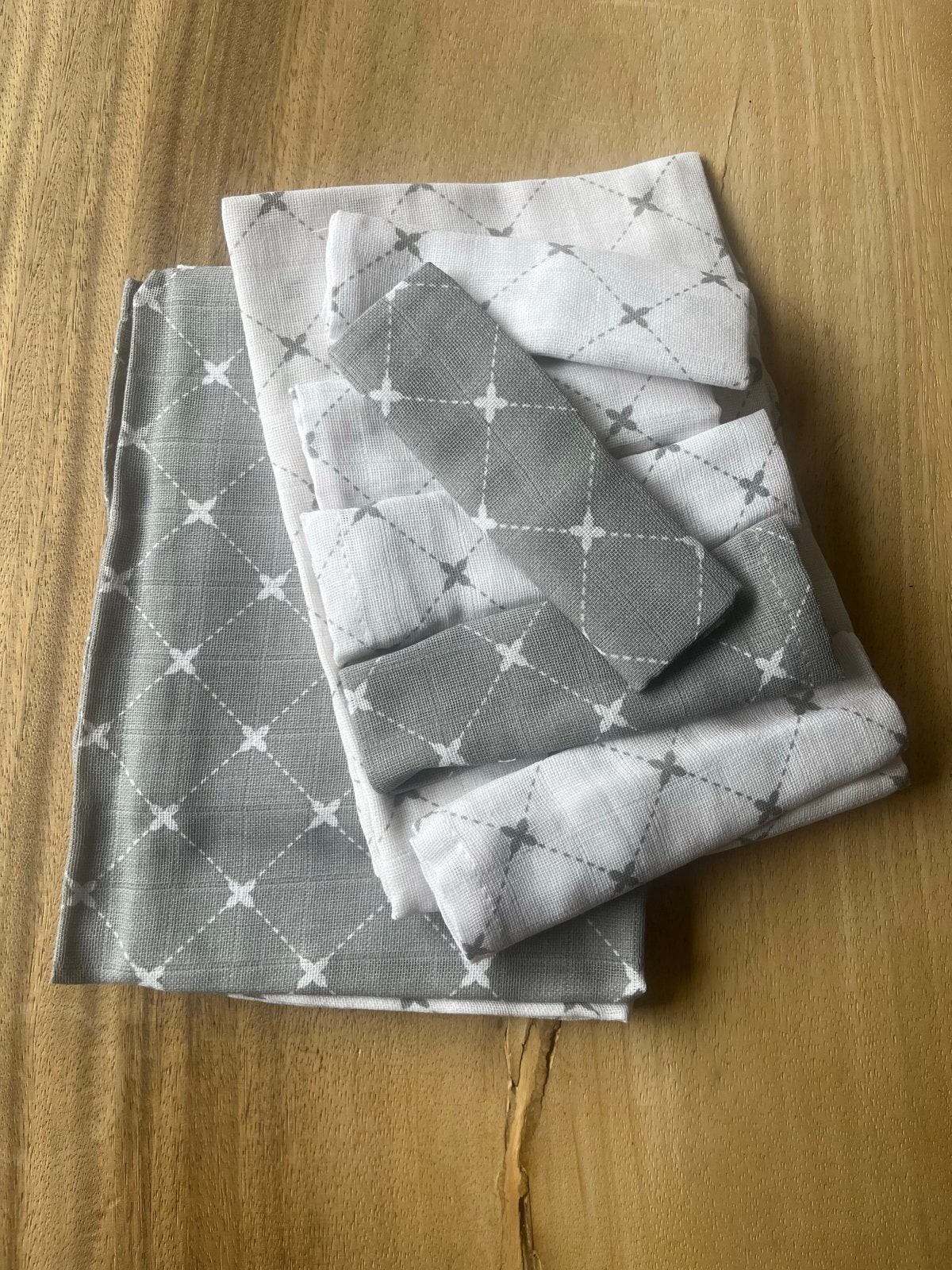 Hydrofiele set: 3 doeken, 3 washandjes en 3 monddoekjes, Kinderen en Baby's, Kinderspulletjes, Ophalen of Verzenden, Nieuw