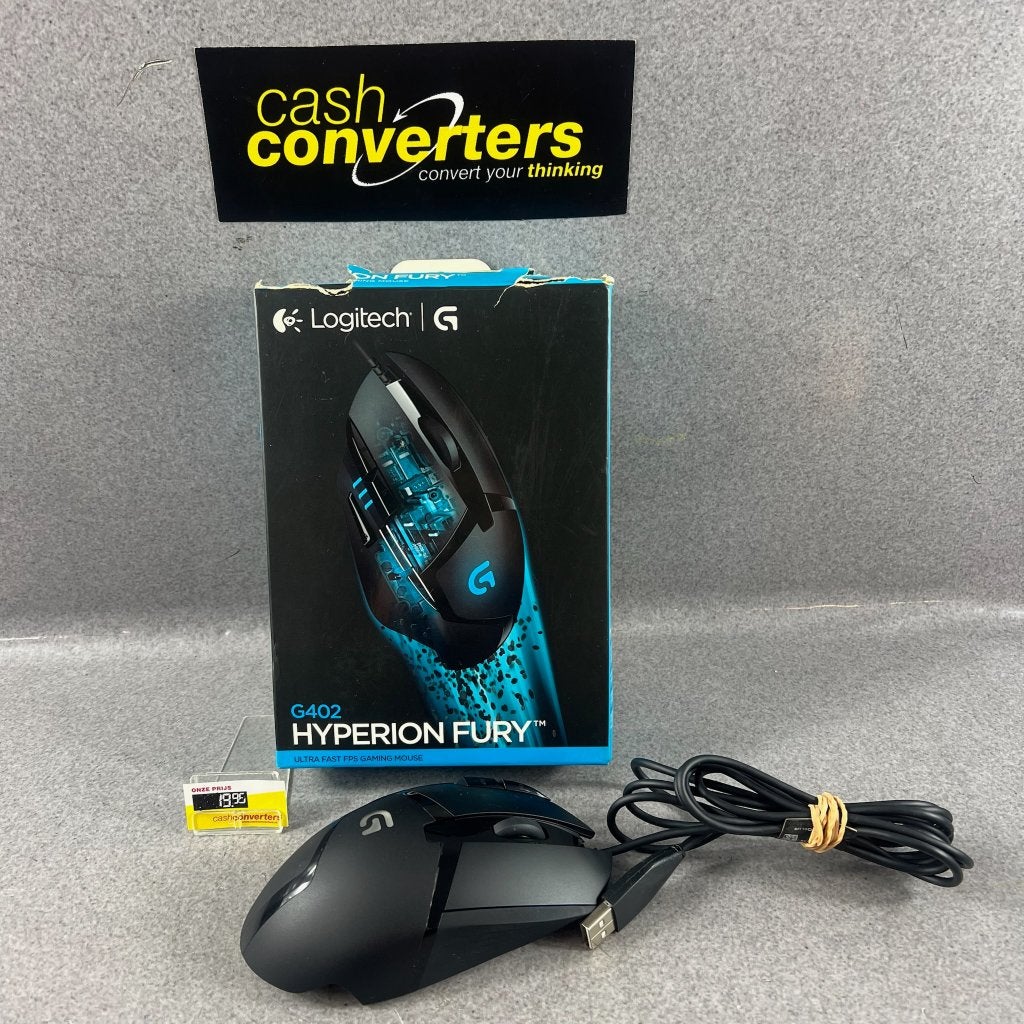 Logitech G402 Hyperion Fury | in doos | 426863, Rechtshandig, Muis, Gebruikt, Logitech.