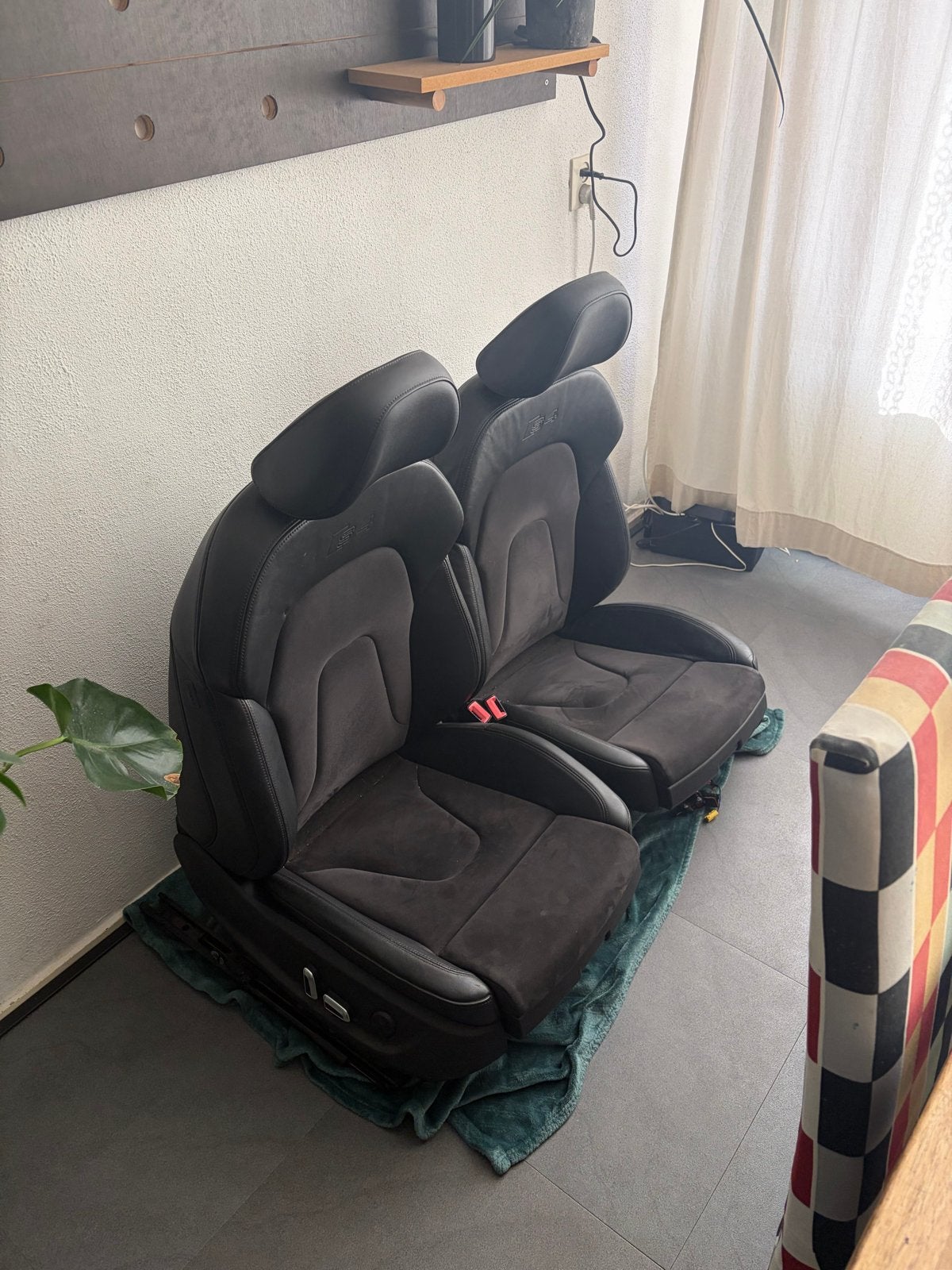 Audi S4 B8 Voorstoelen - Leder/Alcantara, Ophalen, Gebruikt, Audi