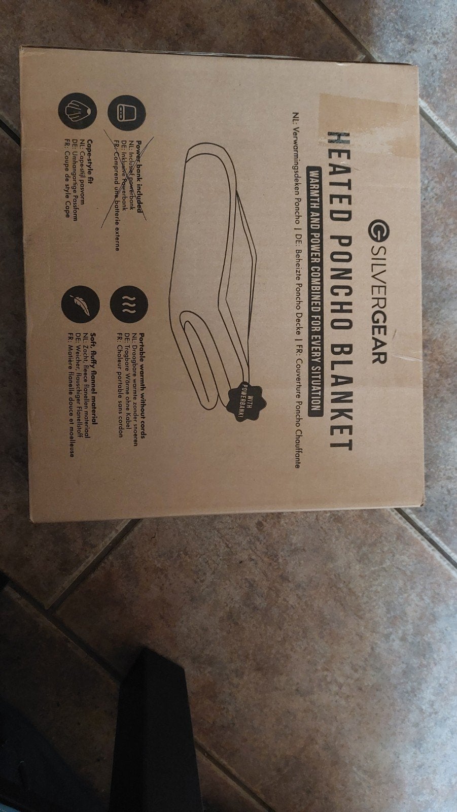 Silvergear Verwarmde Poncho Deken, Ophalen of Verzenden, Nieuw