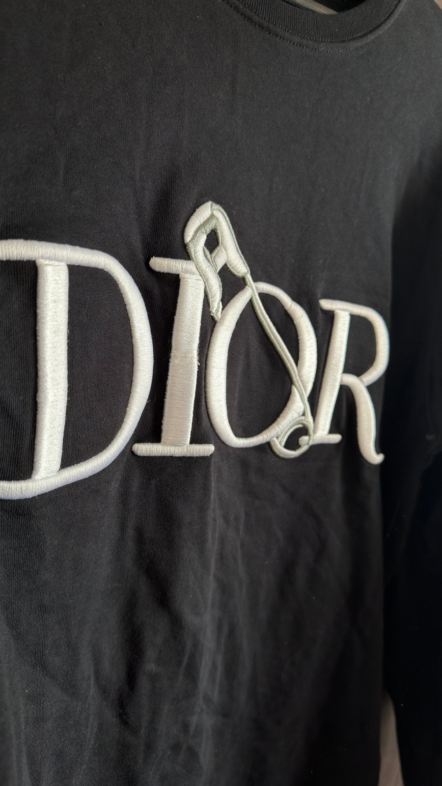 Dior Sweater Zwart - Maat L en XL beschikbaar, Ophalen of Verzenden, Zo goed als nieuw, Maat 52/54 (L), Zwart