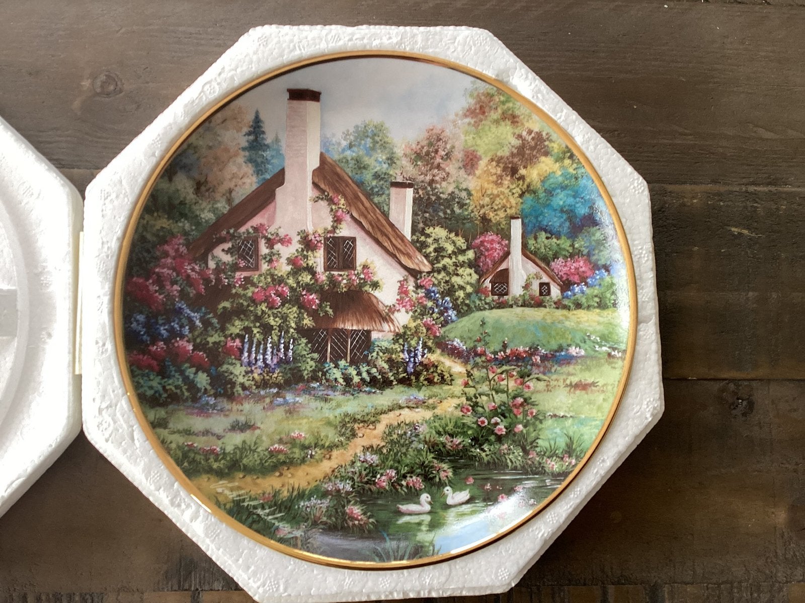 Franklin Mint, mooi wandbord Engels laandschap “A Cosy Glen”, Ophalen of Verzenden