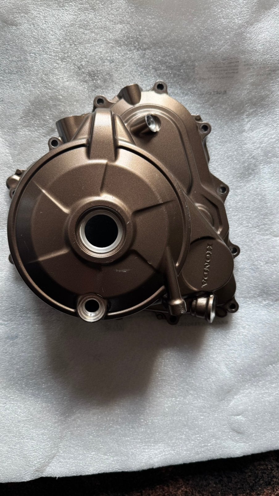Honda crf 1100 2021 motordeksel links, Ophalen of Verzenden, Gebruikt