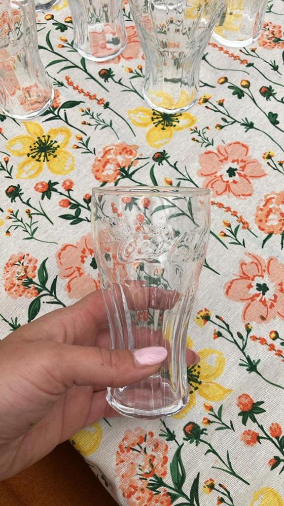 15 Coca-Cola glazen, Ophalen, Gebruikt, Glas, Overige merken