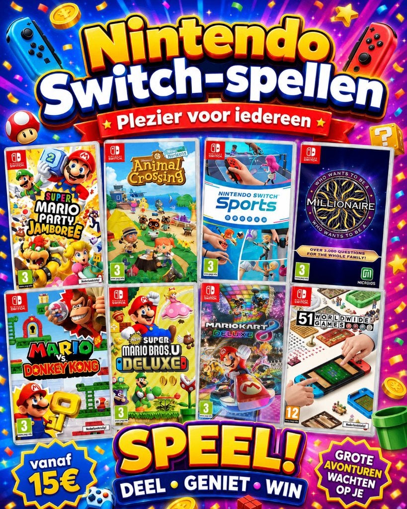 Nintendo Switch games vanaf €15 korting bij meerdere spellen, Spelcomputers en Games, Ophalen of Verzenden, Zo goed als nieuw