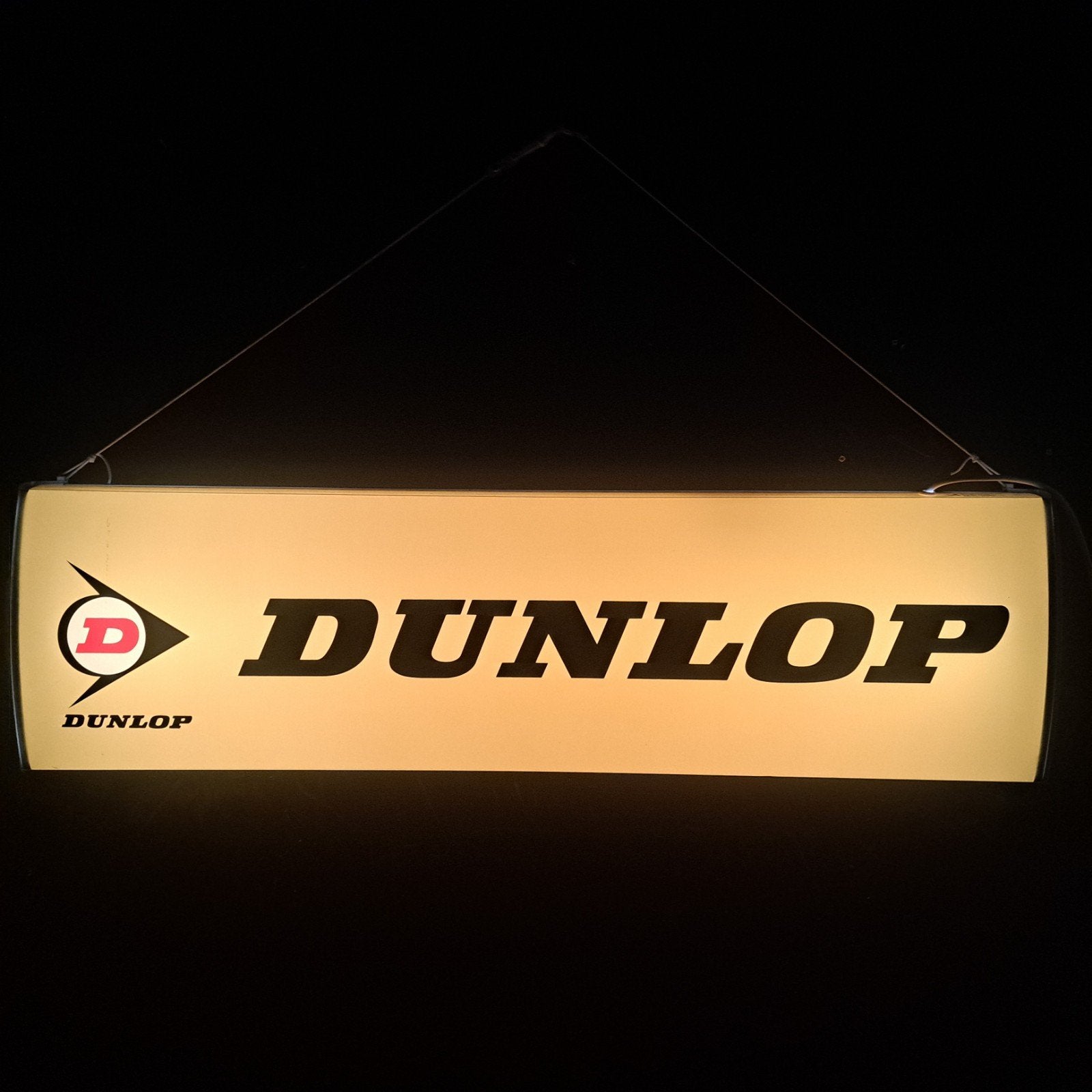 Dunlop Banden lichtbak Vintage, Ophalen, Gebruikt, Lichtbak of (neon) lamp