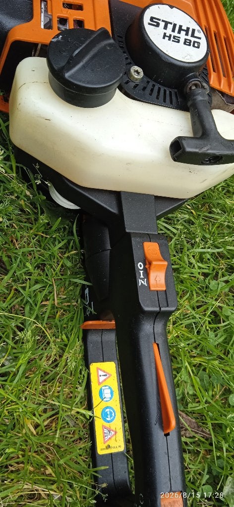 Stihl heggenschaar Hs 80 lang, Tuin en Terras, Ophalen, Zo goed als nieuw, Benzine, Stihl