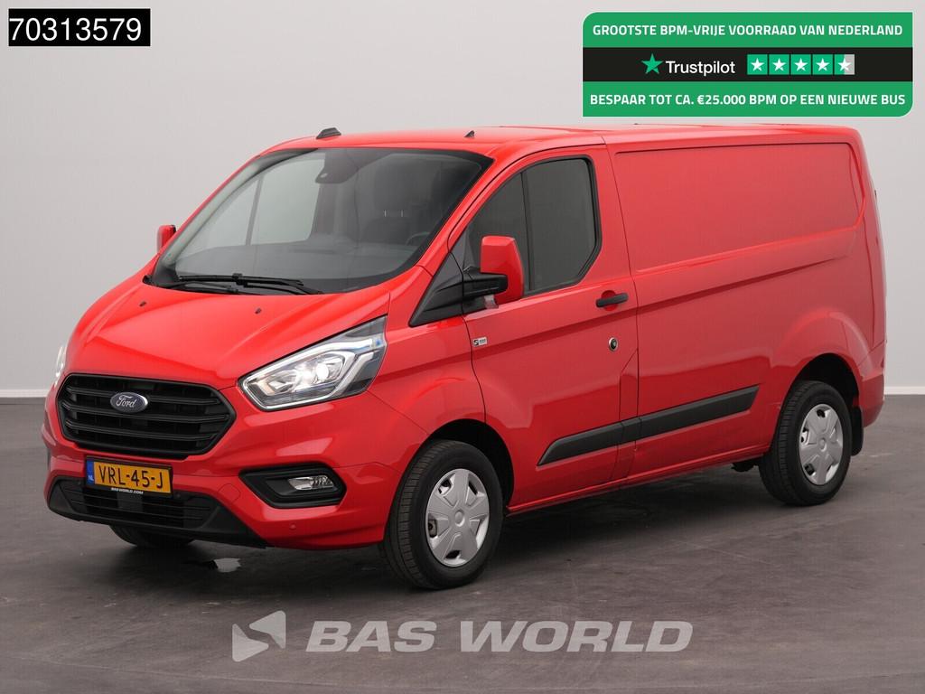 Ford Transit Custom 105pk L1H1 Airco Cruise Trekhaak Euro6 L, Auto's, Bestelauto's, Stof, Euro 6, 4 cilinders, Bedrijf