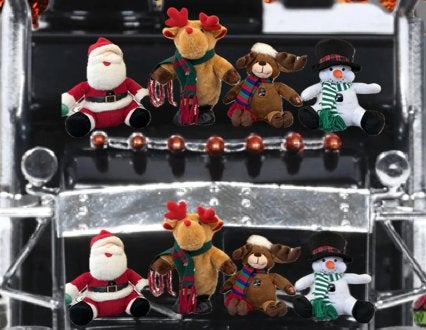 Kerst orkestje 4 knuffels koor, zingend druk op poot knop !, Ophalen