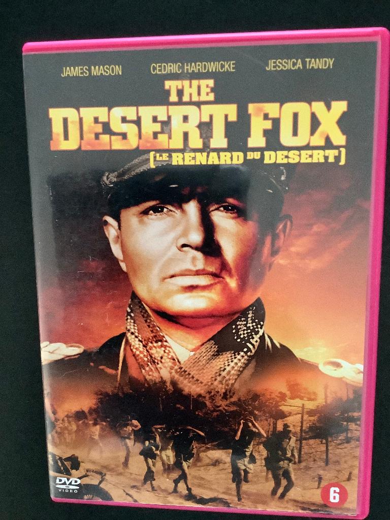The Desert Fox dvd, Vanaf 6 jaar, Ophalen of Verzenden, Zo goed als nieuw, Oorlog