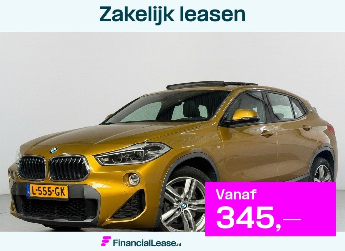 BMW X2 SDrive18i - H&K - Pano - Stoelverwarming - Cruise, Gebruikt, Euro 6, Verwarmde buitenspiegels, 3 cilinders