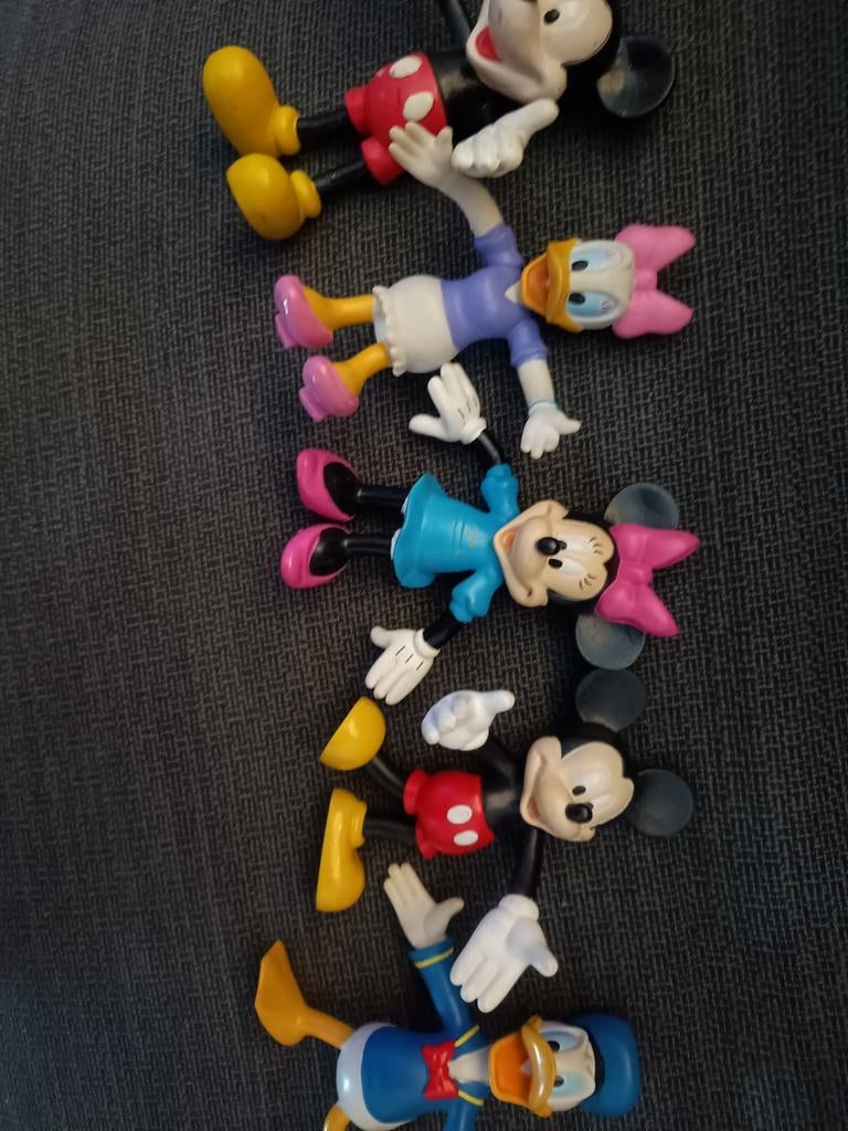 Mickey and friends beweegbare figuren, Verzamelen, Disney, Ophalen of Verzenden, Mickey Mouse, Zo goed als nieuw, Beeldje of Figuurtje