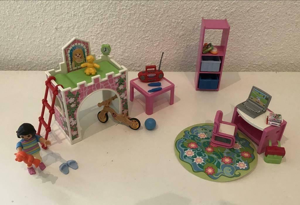 Playmobil 9270, Kinderkamer met hoogslaper., Kinderen en Baby's, Speelgoed | Playmobil, Ophalen of Verzenden, Gebruikt, Complete set