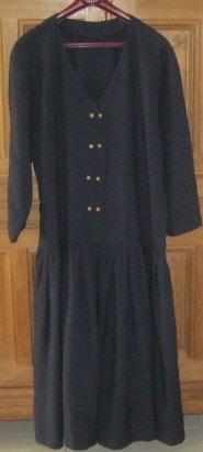 Jurk donkerblauw, wijde rok, enkellang maat XL, Kleding | Dames, Jurken, Blauw, Maat 46/48 (XL) of groter, Ophalen of Verzenden