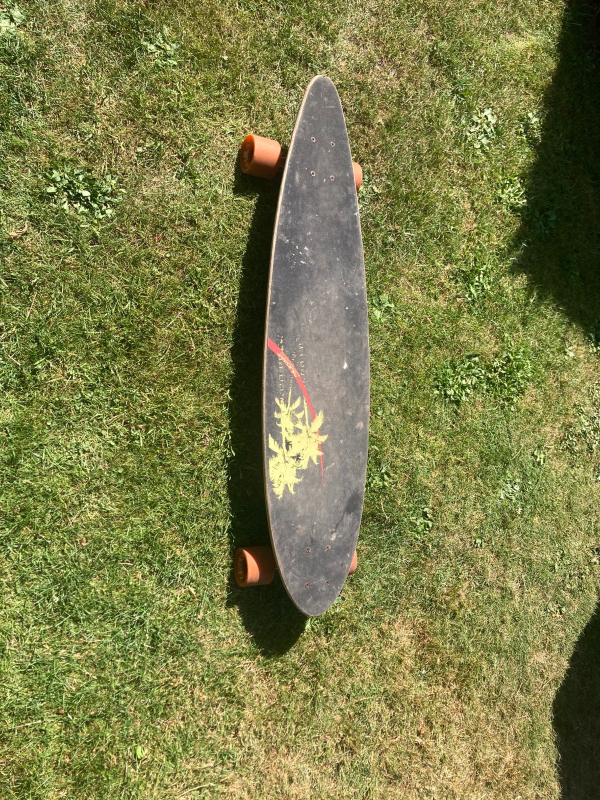 Longboard incl beschermers, Sport en Fitness, Ophalen, Gebruikt, Skateboard, Longboard
