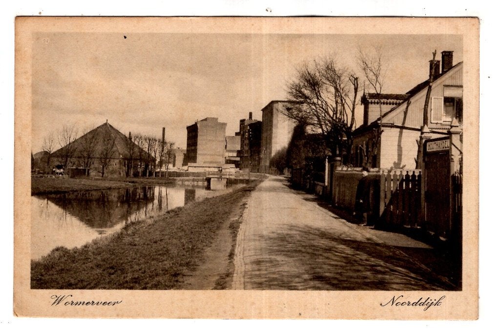 Wormerveer Noorddijk, Verzenden, 1920 tot 1940, Ongelopen, Noord-Holland