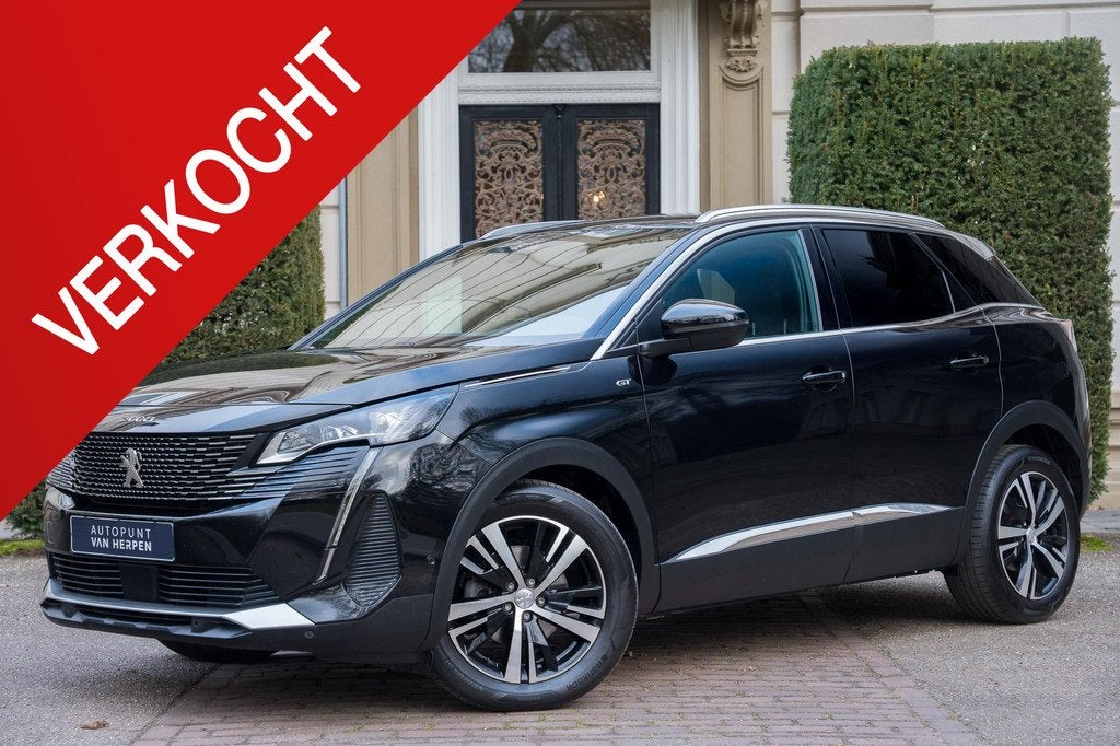 Peugeot 3008 1.6 PureTech GT ADAPTIVE | CAMERA | KEYLESS | C, Auto's, Peugeot, Gebruikt, Euro 6, 4 cilinders, Zwart