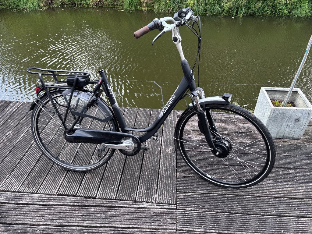 Gazelle Panasonic, Ophalen, Minder dan 30 km per accu, Gebruikt, 55 tot 59 cm