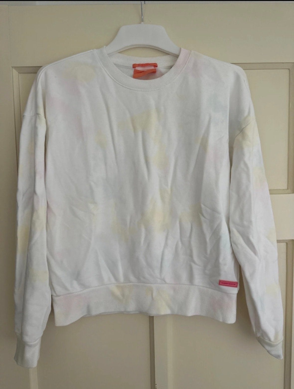 Scotch & soda sweater met tie-dye effect S, Verzenden, Gedragen, Maat 36 (S), Wit